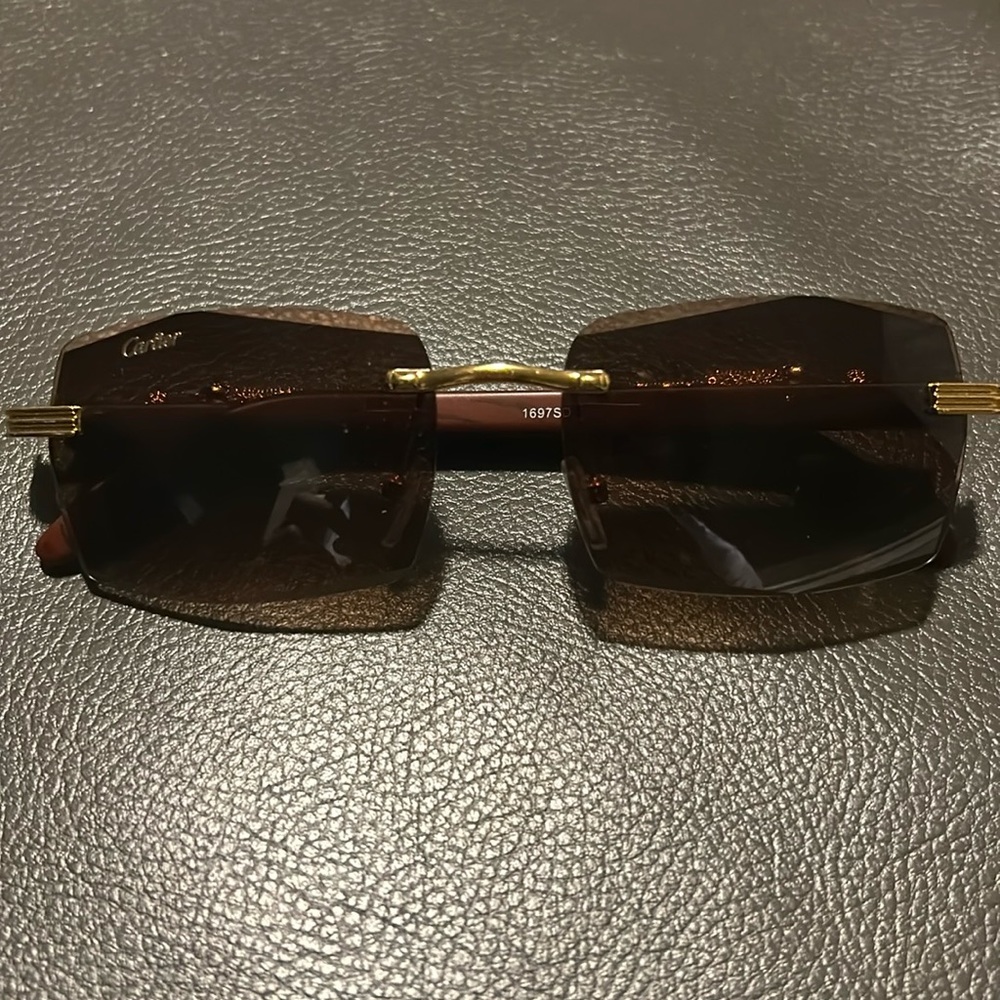 Cartier brown and black frames